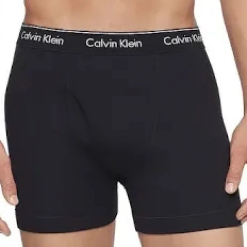 Calvin Klein 3-Pk Microfiber Black Boxer Briefs LG NWT